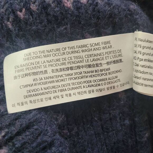 Anthropologie Varley albion dalmation knit cropped balloon sleeve sweater oversi - Picture 10 of 11